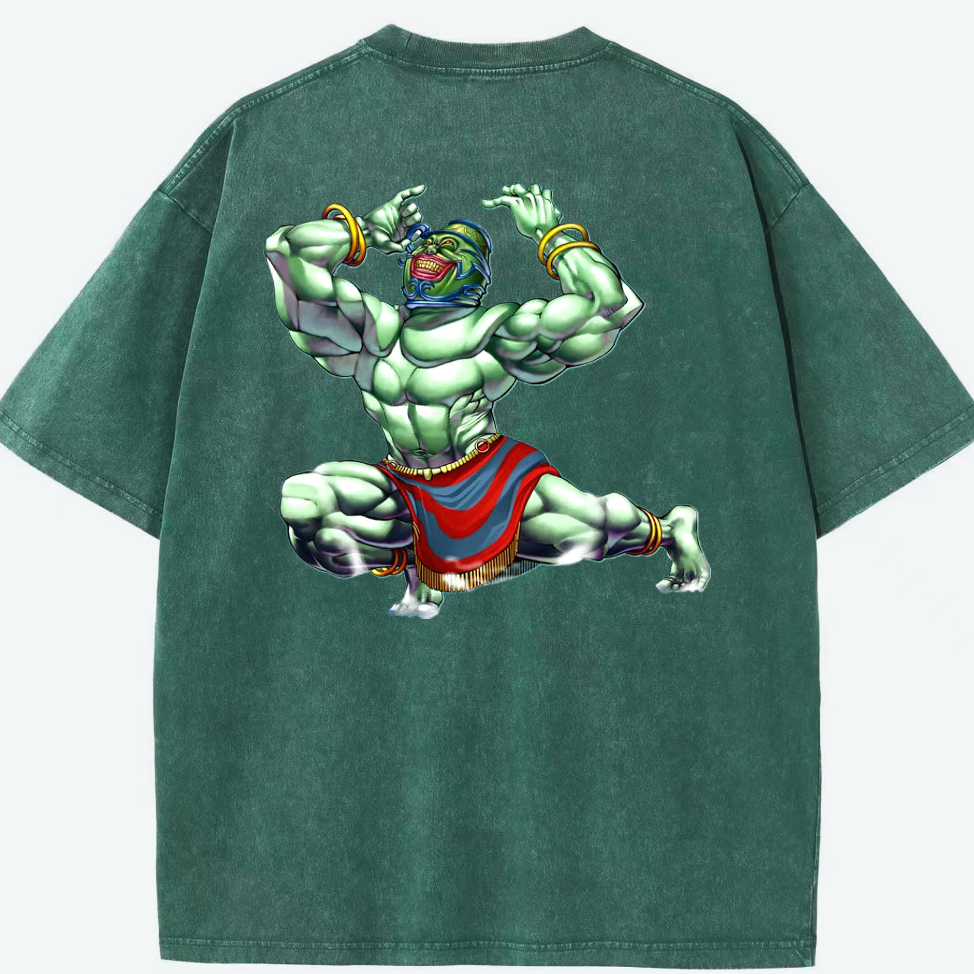 （画像用） 遊☆戯☆王 Yu-Gi-Oh! 綿100% ヴィンテージ風 半袖Tシャツ（背面プリント）